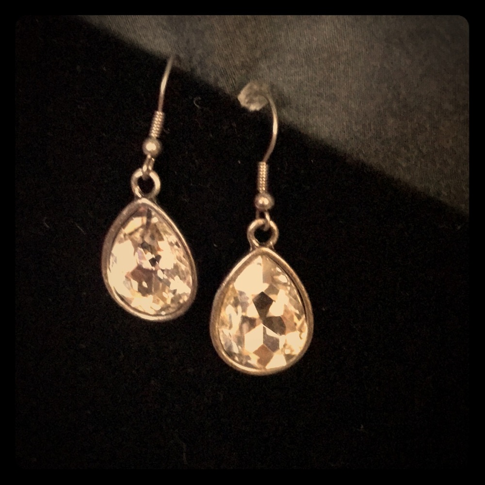 Crystal Silver earrings